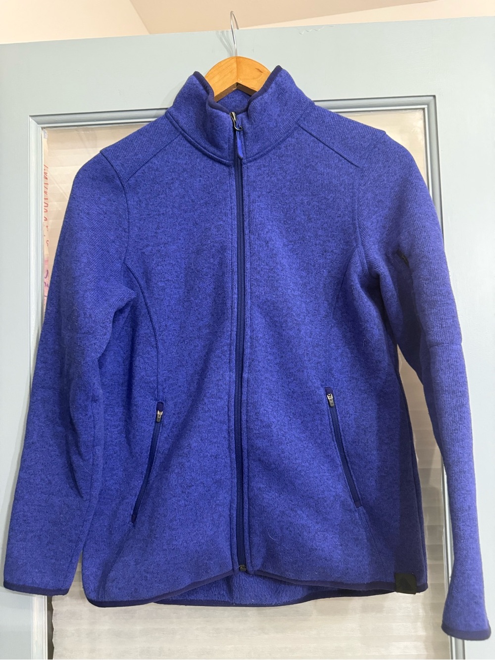 L.L. Bean Royal Blue Full-Zip Fleece Jacket